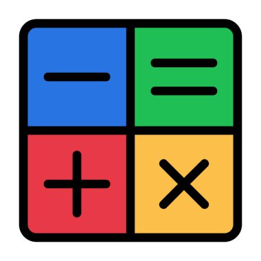 Matematik matematik simgesi - tam biçiminde