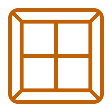 Mobilya ve ev simgesinin vektör illüstrasyonu