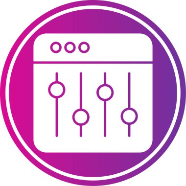 Mutfak ikonu. Web tasarımı için mutfak vektör simgesinin web illüstrasyonu