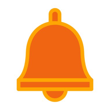 Zil. Web simgesi vektör illüstrasyonu