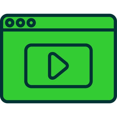 Video kamera. Web simgesi