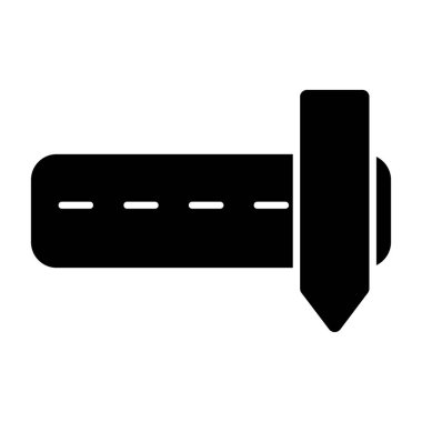 kabartma vektör düz simgesini kilitle