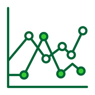 bar çizelgesi simgesi, vektör illüstrasyonu