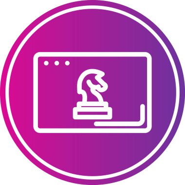 Dairesel sembol vektör dizaynlı dizüstü bilgisayar