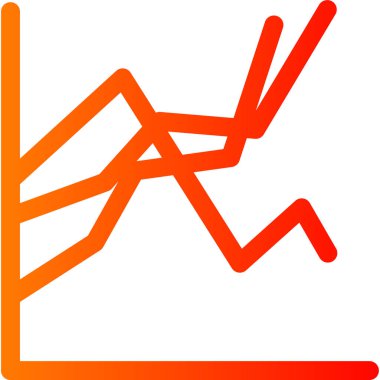 grafik ikonu vektör illüstrasyonu