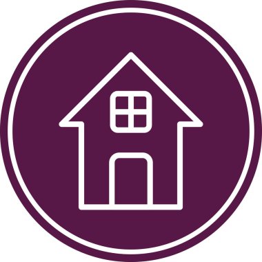 ev simgesi vektör illüstrasyonu