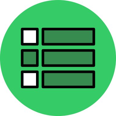 Web arayüzü simgesi, vektör illüstrasyonu