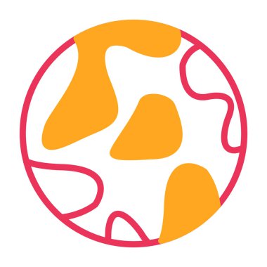 Kırmızı ve beyaz arkaplanın vektör çizimi