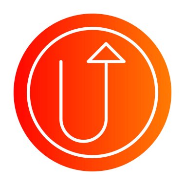 u harfi logo tasarım şablonu vektörü