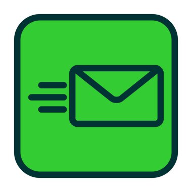 e- posta ileti vektörü simgesi