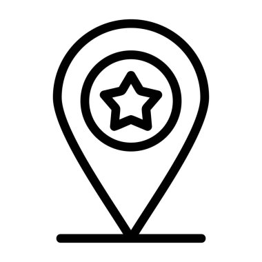 konum satırı vektör simgesi