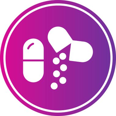 İlaç simgesinin vektör illüstrasyonu