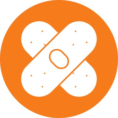 İlaç vektör ikonu. Tarz düz sembol, yumuşak turuncu renk, yuvarlak açı. beyaz arkaplan.