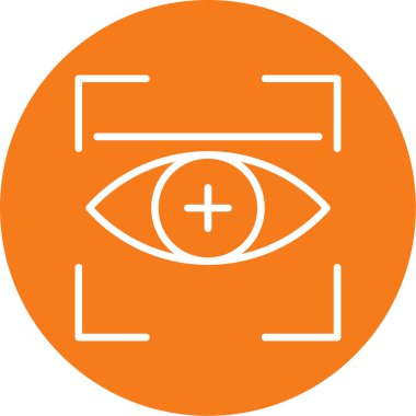 Göz simgesi vektör illüstrasyonu