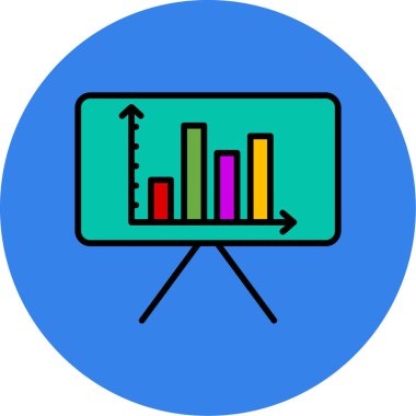 iş grafiği vektör illüstrasyonu