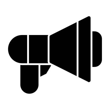 Hoparlör kabartması düz simge