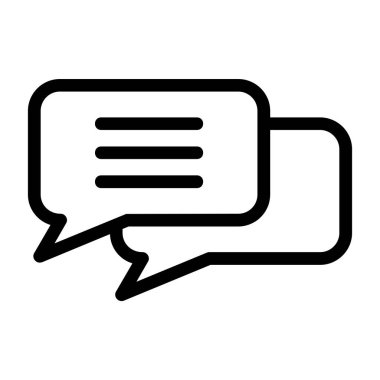 kabarcık sohbet simgesi, özet illüstrasyon