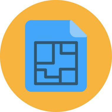 belge dosya simgesi doldurulmuş özet biçimi