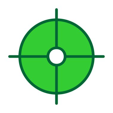 hedef simge vektör illüstrasyonu