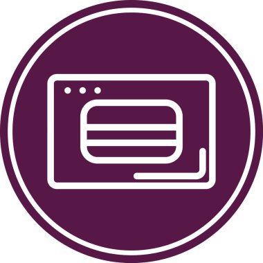 Eşsiz Laptop Vektör Glyph Simgesi