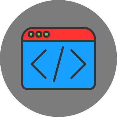 Simge içinde kodlama geliştirme geliştirmesi