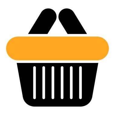 Cupcake düz vektör simgesi