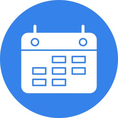 takvim simgesini, basit vektör çizim