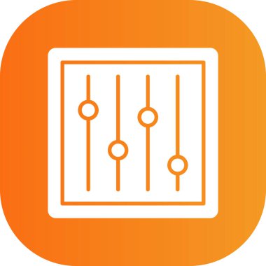 benzersiz devre kartı vektör çizgisi simgesi