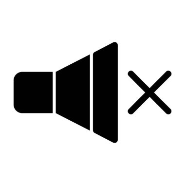 ses simgesi trend düz izole arkaplan.