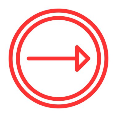 ok simgesi vektör illüstrasyonu