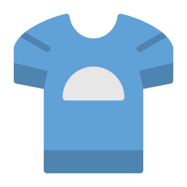 T-shirt web simgesi, vektör çizim