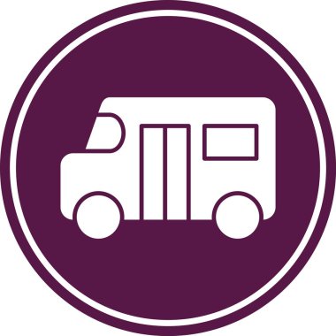 Kamyon. Web simgesi basit illüstrasyon