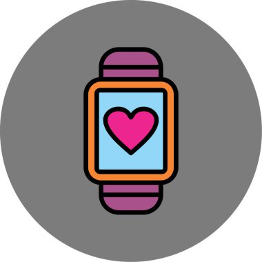 vektör kalp illüstrasyonu