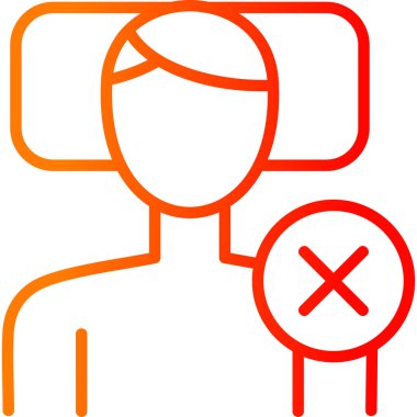 Kullanıcı simgesinin vektör çizimi