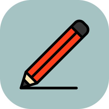 kalem simgesi vektör illüstrasyonu