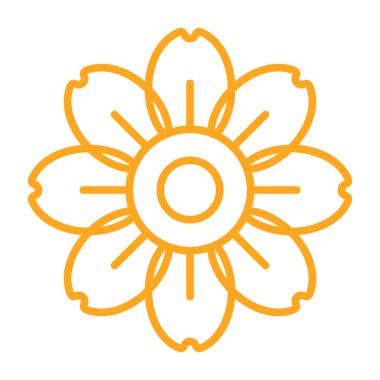 izole çiçek tasarımı, doğa süslemesi bitki süslemesi ve botanik temalı vektör illüstrasyonu