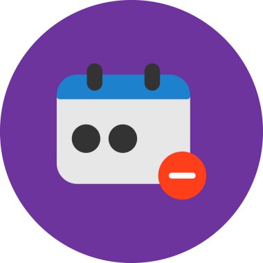 Alarm uyarı simgesi düz biçimli