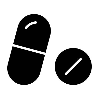 Hap ve tablet ikonu. vektör.