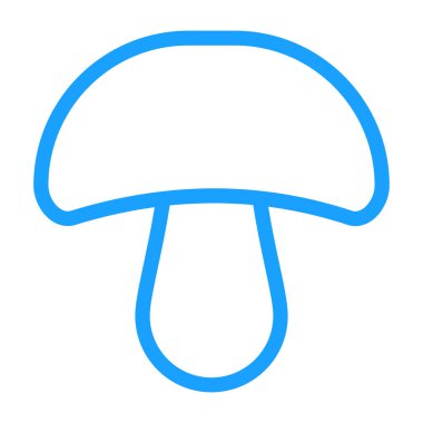 Mantar. Web simgesi basit illüstrasyon