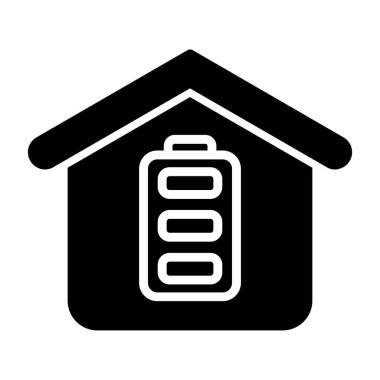 Pil. Web simgesi basit illüstrasyon