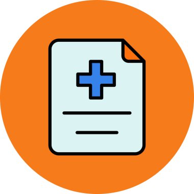 Tıbbi sembol simgesi olan pano