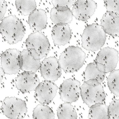 Kusursuz vektör noktalı desen. Çizim çemberli geometrik arkaplan. Aşınma, çatlak ve ambrosia ile Grunge dokusu. Modern tarz klasik tasarım. Grafik illüstrasyon.