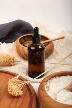 spa aksesuarlarıyla kompozisyon