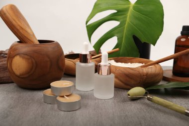 Masadaki spa ürünlerinin bileşimi