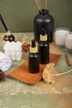 Masada spa kompozisyonu, yakın plan.