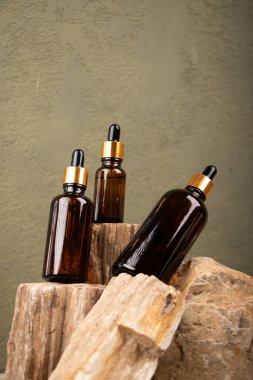 uçucu yağlar ile şişe