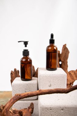 Spa natürmort beyaz zemin üzerine