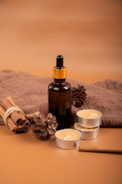 Doğal malzemeli doğal kozmetik ürünü ve doğal sabun, spa, vücut ve doğal güzellik, vücut bakımı konsepti