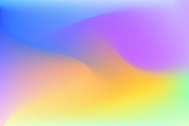 Yumuşak Bulanık Şekilli Soyut Renkli Gradyan Arkaplanı