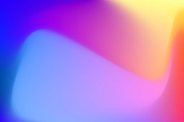 Vibrant Abstract Gradient Background with Colorful Blurred Flow clipart